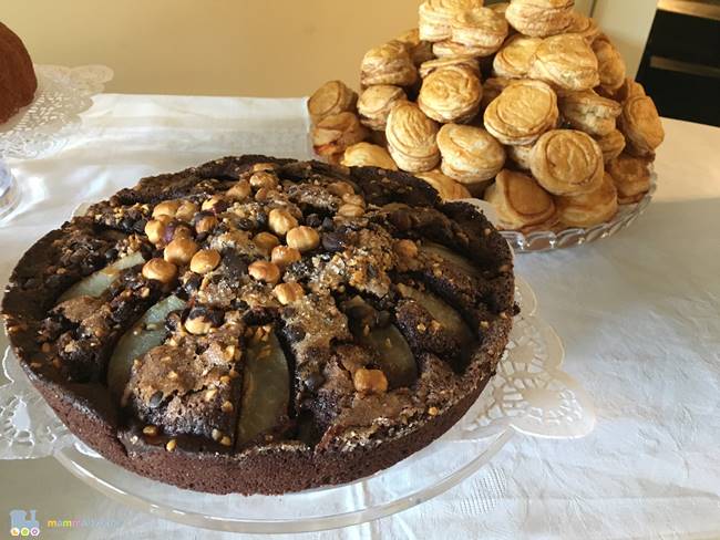 Torta pere e cioccolato